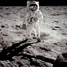 Astronaut auf dem Mond